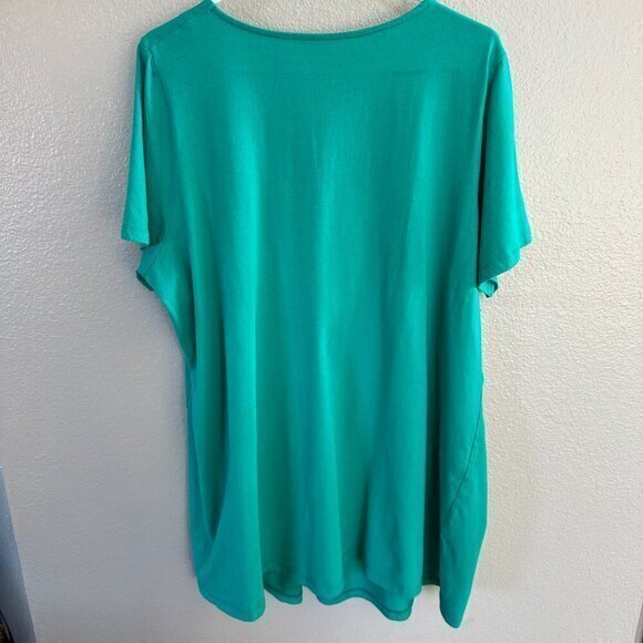 Roaman's Green Top‎ Size 1X - Picture 6 of 7